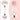 LX INDIA Face Massager SKINROTH Luxurious Rose Quartz Facial Roller and Silicone Ice Massage Roller Mold (Light Pink)