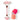 LX INDIA Face Massager SKINROTH Luxurious Rose Quartz Facial Roller and Silicone Ice Massage Roller Mold (Light Pink)