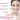 LX INDIA Face Massager SKINROTH Luxurious Rose Quartz Facial Roller and Silicone Ice Massage Roller Mold (Light Pink)