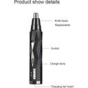 LXINDIA Trimmer SKMEI Black 2 in 1 electric nose rechargeable hair trimmer Men &amp; Women