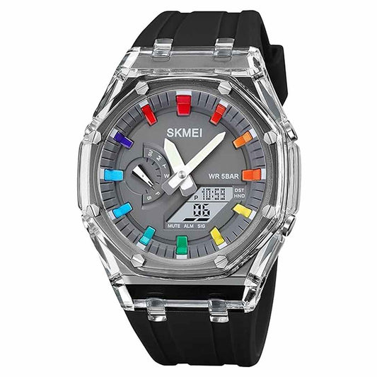 LX INDIA Wrist Analog Watch SKMEI Men Watch Dual-Display Electronic Watch  Mutifunctional Sports Watch for Men- 2100