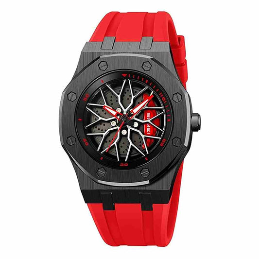 LX INDIA Wrist Analog Watch SKMEI Silicone Men's Analog Sports Watch Waterproof Led Men's Watch New Wheels  Wristwatch 2359