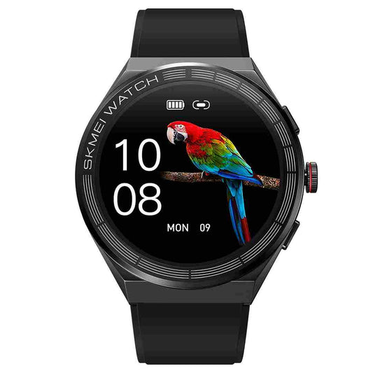 LX INDIA Watch SKMEI Smartwatch Bluetooth Call for Android & iOS for Men's Fitness Tracker S232 (TPU Black)