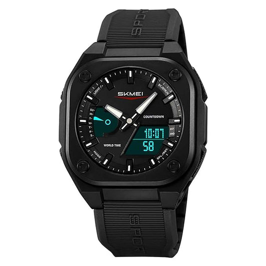 LX INDIA Wrist Analog Watch Black Skmei Sports Watch for Men and Boys - 2328