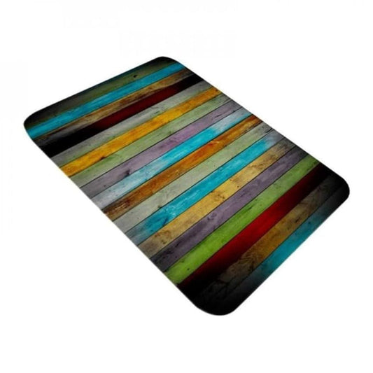 LX INDIA Anti-Slip Mats SKVM Memory Foam Water Absorbent Rectangular Shape Anti Slip Foot Skid mat (Design 4)