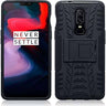 LXINDIA Protection Covers SkyTree Heavy Duty Dazzle Shockproof Rugged Kickstand Back Cover for OnePlus 6