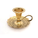 LX INDIA Candle Holders Skywalk Hand Crafted Metal Brass Candle Stand