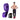 LX INDIA Yoga Pedal Pulls Purple (30-45Kg) SLOVIC Resistance Bands for Men and Women