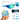 LX INDIA swimming set SLOVIC Sky-Blue Swimming Goggles for Men & Women with Detachable Silicon Nose Bridge