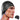 LX INDIA HEAD CAPS Slovic Swimming Cap for Men & Women [Black]
