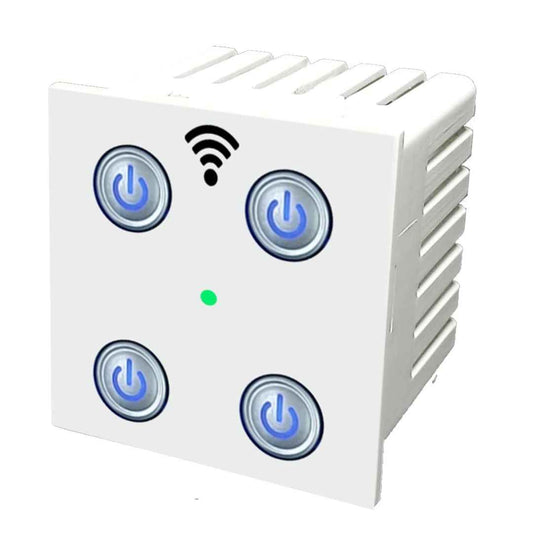 LX INDIA Wifi switch board Smarteefi 4 Port WiFi Smart Switch  (4 Port)