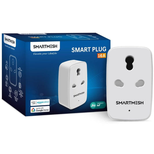 LX INDIA Smart Plug SMARTMESH 16A Smart Plug Powered by Jio IoT with Energy Monitoring