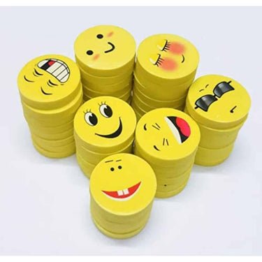 LXINDIA Eraser Smiley Attractive Emoji erasers Pack of 50