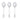 LX INDIA Spoon SNOKE Stainless Steel Spoon (Set of 3)