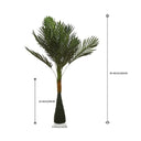 LXINDIA Plants Sofix Artificial Plant Big Palm Tree (Green) 100 CM