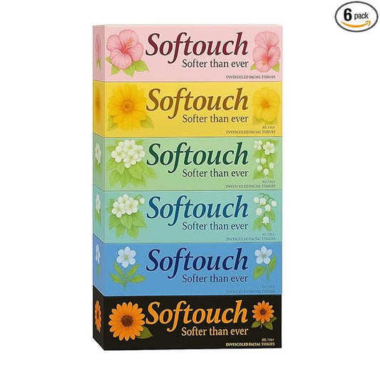 LXINDIA Tissue Softouch 2 Ply Face Tissue Paper