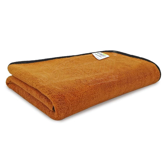LX INDIA Towels Brown SOFTSPUN Microfiber Bath Towel 1Pc 60x120cm Grey! Ultra Absorbent Super Soft Quick Drying  Large Size Unisex