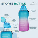 LXINDIA bottle SOLARA 1 Gallon Water Bottle Blue Fuchsia