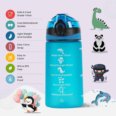 LXINDIA bottle SOLARA 500ML Sipper Water Bottle  Blue Boss