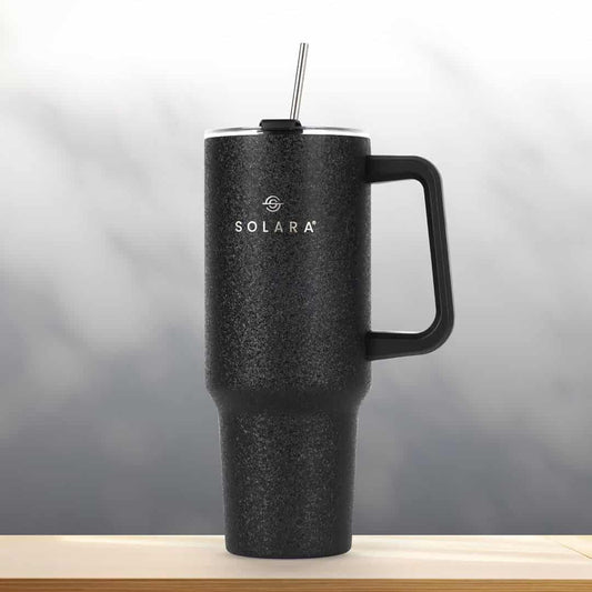 LXINDIA bottle SOLARA Elixir 40oz Tumbler 1200ml Black Knight