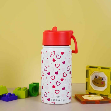 LXINDIA bottle SOLARA Insulated Water Bottle for Kid Hearts 450 ml