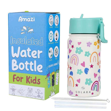 LXINDIA bottle SOLARA Insulated Water Bottle for Kid Rainbow 450 ml