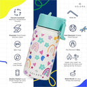 LXINDIA bottle SOLARA Insulated Water Bottle for Kid Rainbow 450 ml