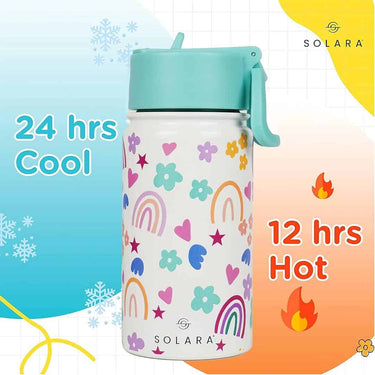 LXINDIA bottle SOLARA Insulated Water Bottle for Kid Rainbow 450 ml