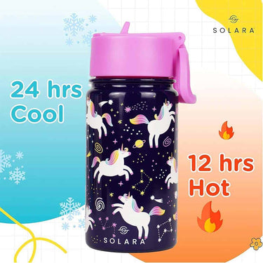 LXINDIA bottle SOLARA Insulated Water Bottle for Kid Unicorn 450 ml