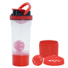 LXINDIA bottle SOLARA Protein Shaker Bottle 650 ML Red