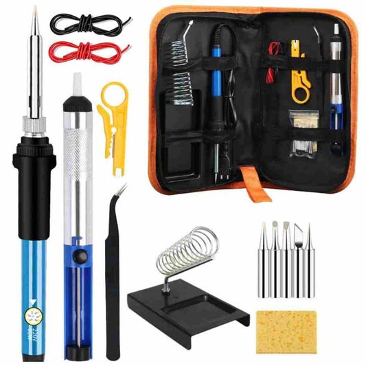 LX INDIA soldering iron Soldering Iron Kit Electric Soldering Iron Set 60W 220V Adjustable Temperature Soldering Machine