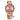 LX INDIA Analog Watch rose gold Sonata Blush Quartz Analog Brown dial Stainless Steel Strap Watch for Women