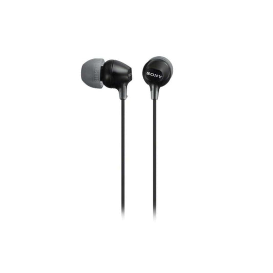 LX INDIA Headphones and Headsets Black Sony MDR EX15AP EX Stereo Headphones with Mic