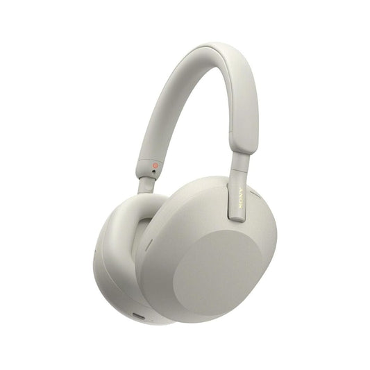 LX INDIA Headphones and Headsets Sony WH 1000XM5 Wireless Bluetooth Over Ear Headphones with Mic Silver