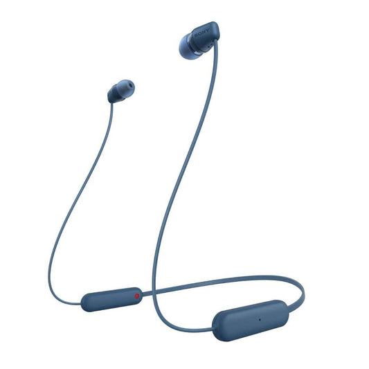 LX INDIA Headphones and Headsets Blue Sony WI C100 Wireless Headphones