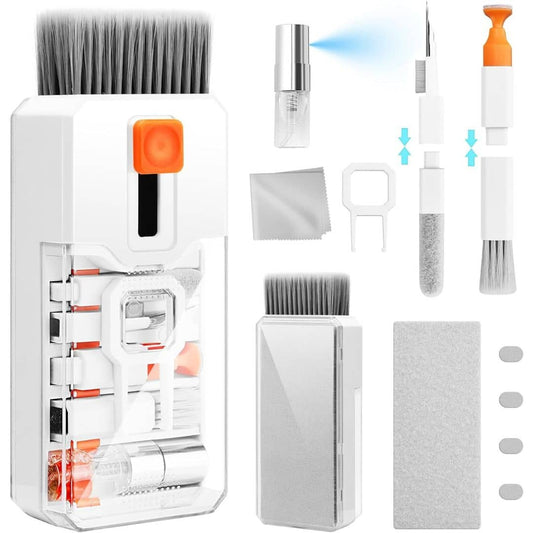 LX INDIA Mobile Cleaning Kit Sounce 10 in 1 Electronic Gadget Cleaning kit White