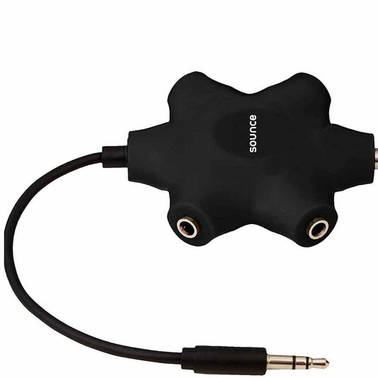 LX INDIA AUX Cables Sounce 5-Way Multi Headphone Audio Splitter Aux Stereo Splitter Cable