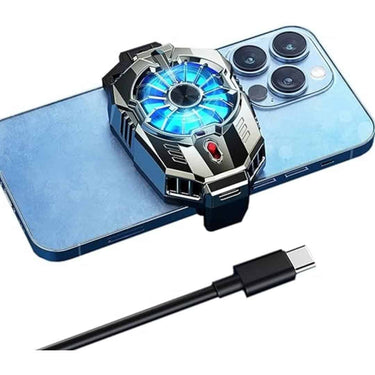 LXINDIA Mobile Cooler Sounce Phone Cooler Gaming Fan Led Mobile Cooler Fan With Two Cooling Speeds