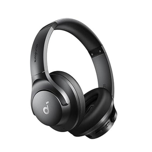 LX INDIA Head Phones Black soundcore by Anker Q20i Wireless Bluetooth Over-Ear Headphones with Hybrid Active Noise Cancelling