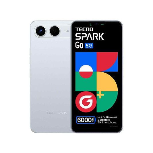 LX INDIA Mobile Phones Spark GO 5G (Sky Blue, 4GB+128GB)