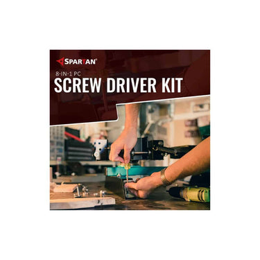 LXINDIA screw drivers SPARTAN BS 02 8 in 1 Pc Screw Driver Kit