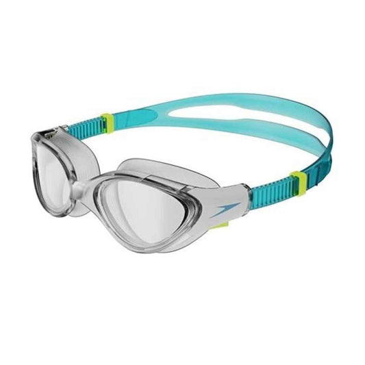 LX INDIA Goggles Speedo Women's Biofuse 2.0 Clear-Lens Goggles Clear and Blue