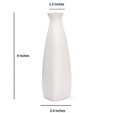 LXINDIA vases SPHINX Triangular Shape Botle Ceramic Vase