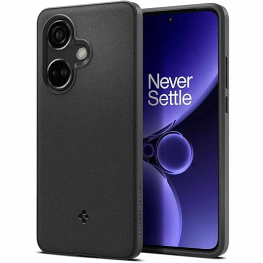 LXINDIA Protection Covers Spigen Essential Sand Blast Back Cover for OnePlus Nord CE 3 5G ( Matte Black)