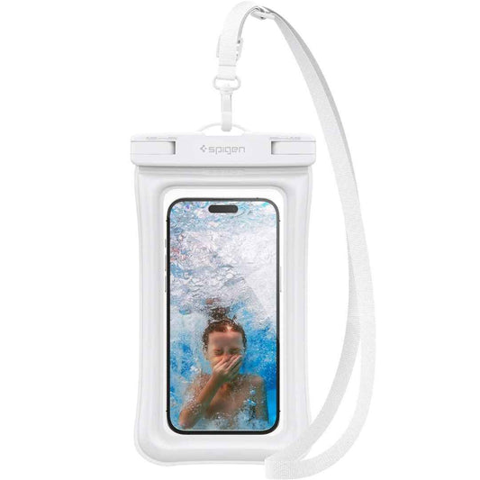 LX INDIA Waterproof Mobile Pouches White Spigen Floating Waterproof Mobile Pouch (A610) , pack of 1
