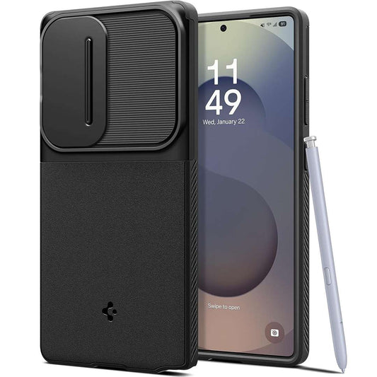 LX INDIA Protection Covers Spigen Optik Armor for Samsung Galaxy S25 Ultra Case