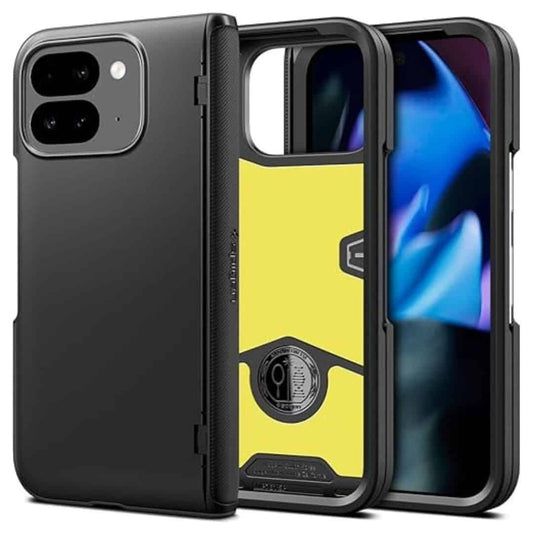 LXINDIA Protection Covers Spigen Slim Armor Pro Back Cover Case for Pixel 9 Pro Fold (Black)