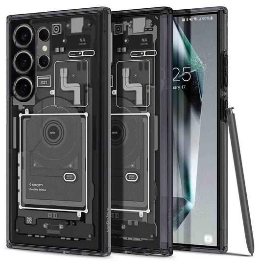 LX INDIA Protection Covers Spigen Ultra Hybrid for Samsung Galaxy S24 Ultra Case Zero One