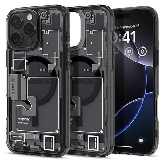 LXINDIA Protection Covers Spigen Ultra Hybrid Magfit Back Cover for iPhone 16 Pro (Zero One)