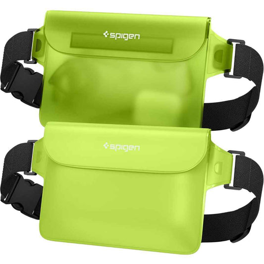 LX INDIA Waterproof Mobile Pouches Spigen Waterproof Mobile Pouch (A620) for iPhone -Cactus Green